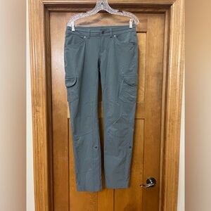 Kuhl Free Flex Roll Up Pants Convertible Outdoor Hiking Gray Size 8 Regular